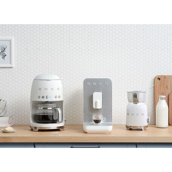 Smeg 50's Style Drip Filter Coffee Machine DCF02WHEU White Coffee Machines Appliances