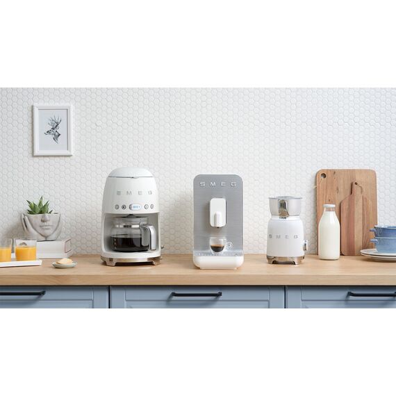 Smeg 50's Style Drip Filter Coffee Machine DCF02WHEU White Coffee Machines Appliances