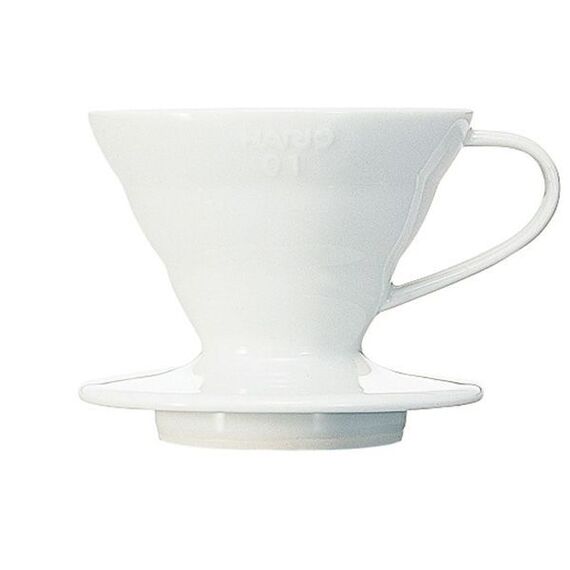 HARIO V60-01 White Ceramic Drip Καφετιέρες Συσκευές