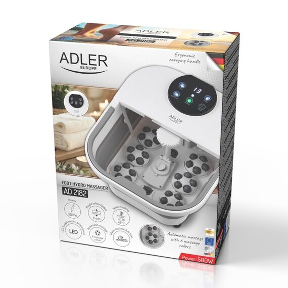 Adler AD 2182 Foldable foot spa White Wellness Personal Care