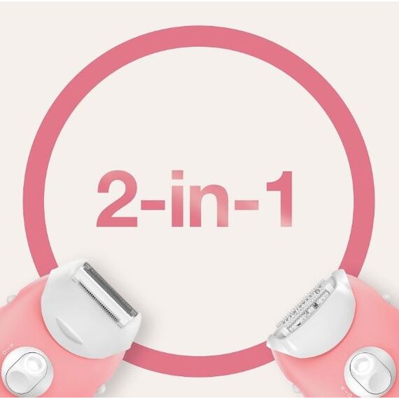 BRAUN Silk-épil 3 SE3-277 Epilator, White and Pink Συσκευές Περιποίησης Περιποίηση Προσώπου