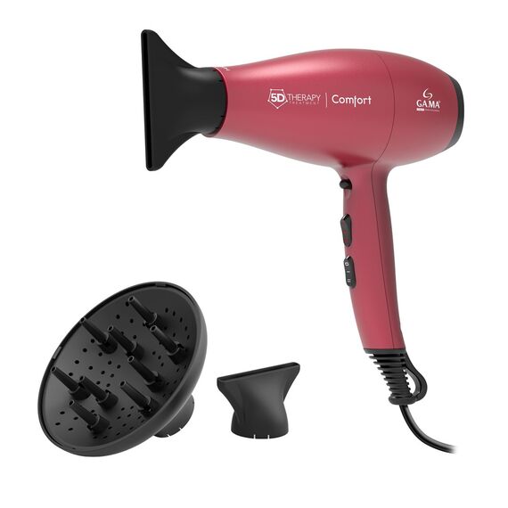 GA.MA 5D Therapy Comfort Halogen hair dryer 2200 W Red Εργαλεία Μαλλιών Περιποίηση Μαλλιών