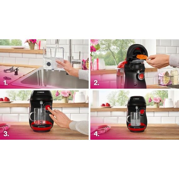 Bosch Tassimo Happy TAS103E coffee maker Fully-auto Capsule coffee machine 0.7 L Coffee Machines Appliances