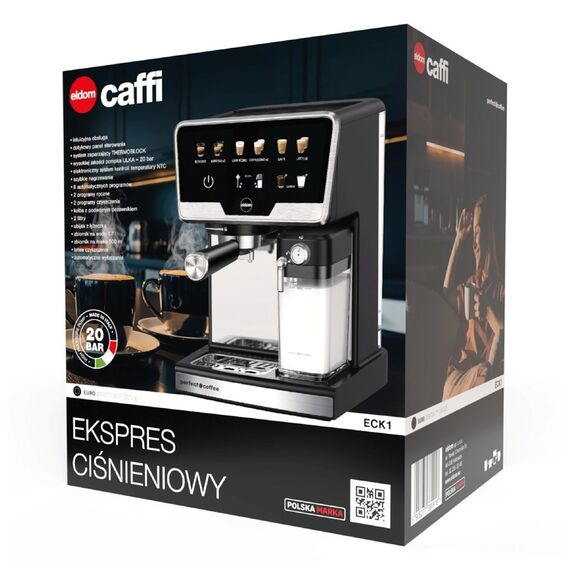 ELDOM PRESSURE COFFEE MACHINE ECK1 1.7 L 20 BAR