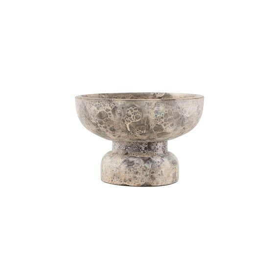 House Doctor - Ancient Tealight Holder - Ø22 cm - Grey/Brown / Home and Kitchen