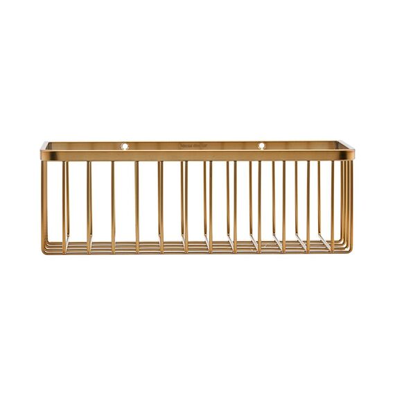 House Doctor - Bath Basket - 28x11 cm - Brass / Home and Kitchen