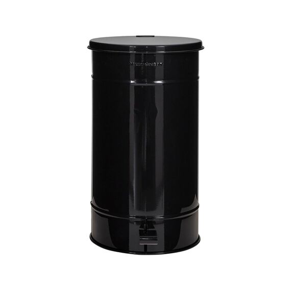 House Doctor - Bin, HDSono - Black - h: 48 cm, dia: 25.5 cm / Home and Kitchen