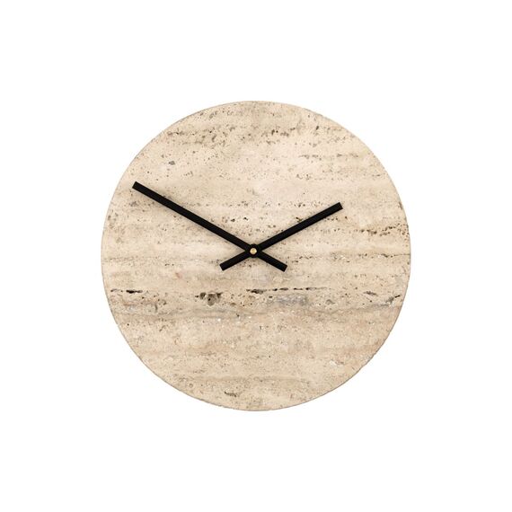 House Doctor - Loko Clock - Ø25 cm - Beige / Home and Kitchen