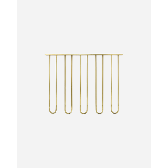 House Doctor - Stilio Glass Rack - 40x30 cm - Antique Gold / Home and Kitchen