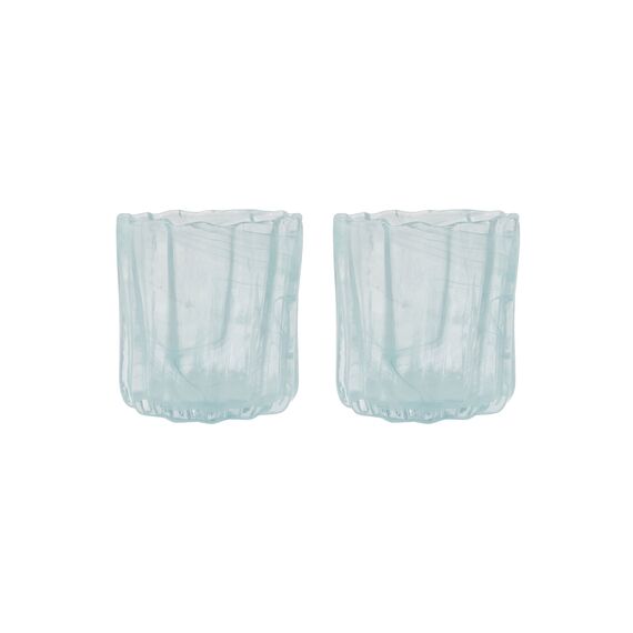 House Doctor - Tealight Holder HDCurl - Blue - Light Blue / Home and Kitchen