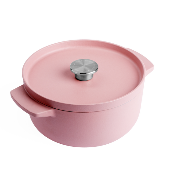 KitchenAid - Cast Iron Casserole - Dried Rose - 22 cm/3.3L / Home and Kitchen