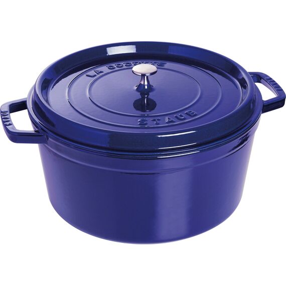 Staub - Cocotte - Dark-Blue - 30 cm / Home and Kitchen