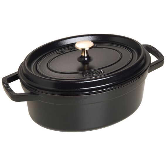 Staub - Cocotte Oval - Black - 27 cm / Home and Kitchen