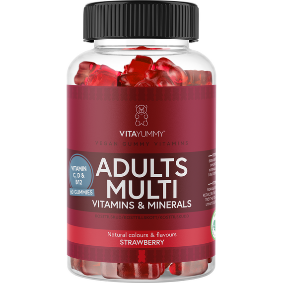 VitaYummy - Adults Multivitamin  Strawberry 60 pcs. / Health and Personal Care