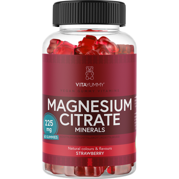 VitaYummy  Magnesium Citrate  (Strawberry) - 60 stk. / Health and Personal Care