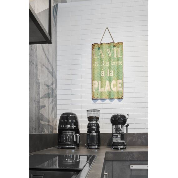 Smeg 50's Style Drip Filter Coffee Machine DCF02BLEU Black