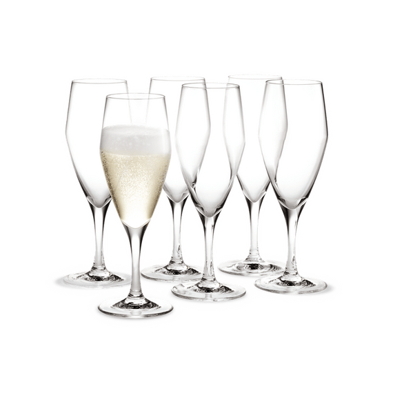 Holmegaard - Perfection Champagne Glass - 23 cl - Set of 6 - E / Home and Kitchen