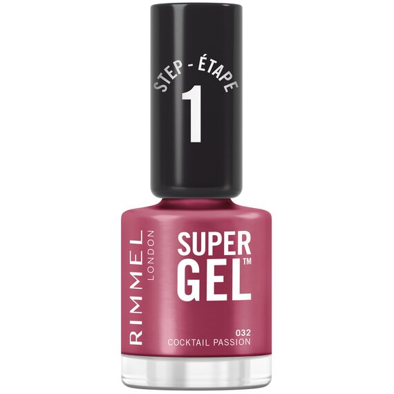 Rimmel London - Super Gel Nail Polish - 032 Cocktail Passion - 12ml / Beauty