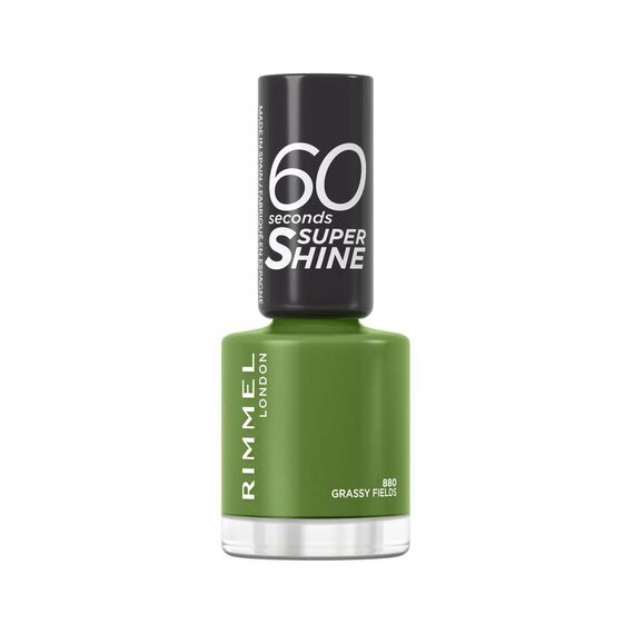 Rimmel London - 60 Seconds Super Shine Nail Polish - 880 Grassy Fields - 8 ml / Beauty