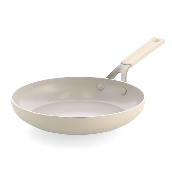 KitchenAid - Coloured Aluminum Frypan - Almond Cream - 24 cm / Home and Kitchen