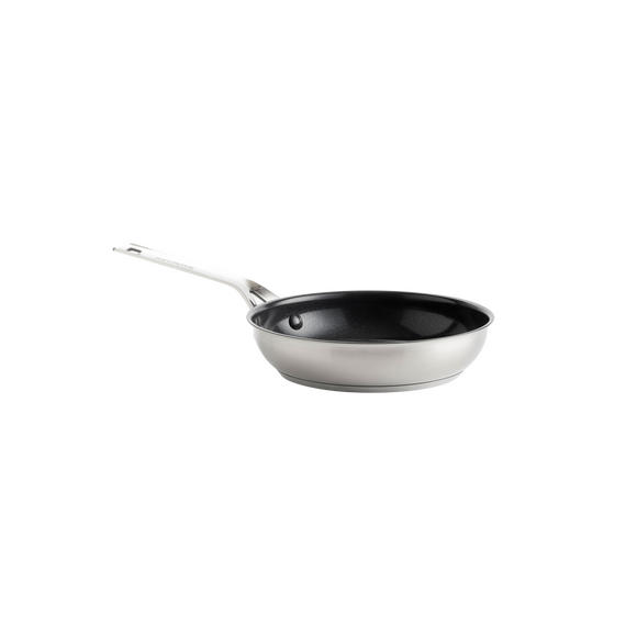 KitchenAid - Stainless Steel Sheet Frypan - Silver - 24 cm / Home and Kitchen