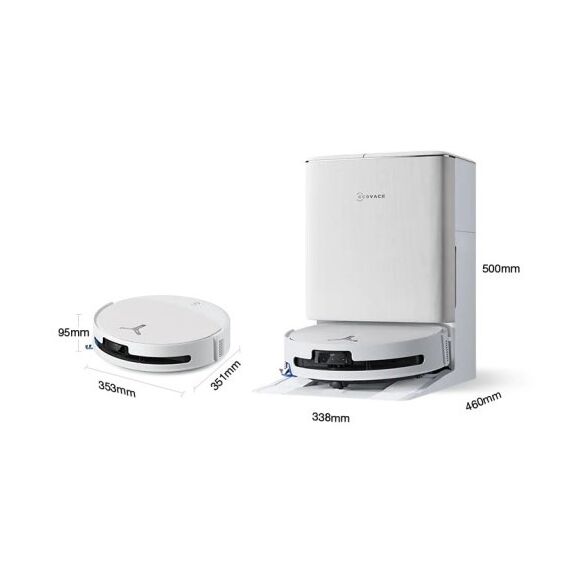 Ecovacs Deebot T90 Omni Robot Vacuum Cleaner 0.25 L White