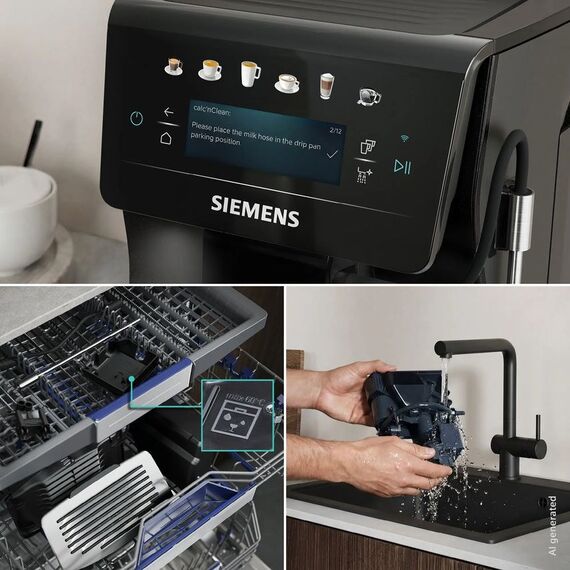 Siemens EQ600 iAroma TP603E08 15 bar espresso machine
