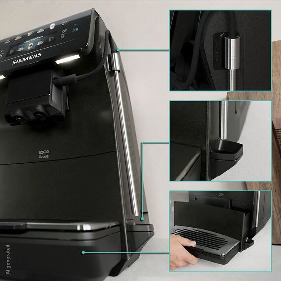 Siemens EQ600 iAroma TP603E08 15 bar espresso machine