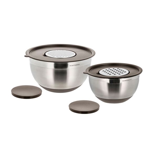 Blomsterbergs - Mixing Bowl Set – 8 Pieces – 3 + 5 Litres – Latte /