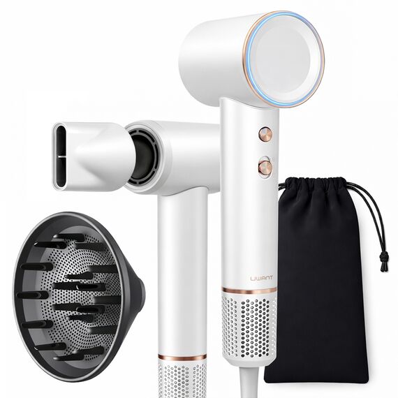 UWANT H100 Hair Dryer with Diffuser - White