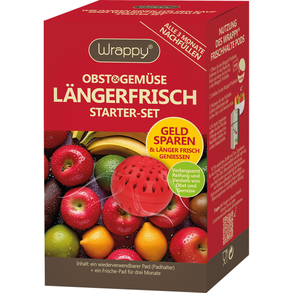 Wrappy Obst & Gemüse Längerfrisch starter set - W05-003-101 /