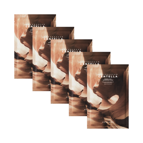 SKIN1004 - Madagascar Centella Probio-Cica Nourishing Mask - 5 pcs /