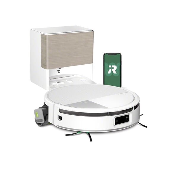 iRobot Roomba Max 705 Combo cleaning robot with AutoWash docking station – white