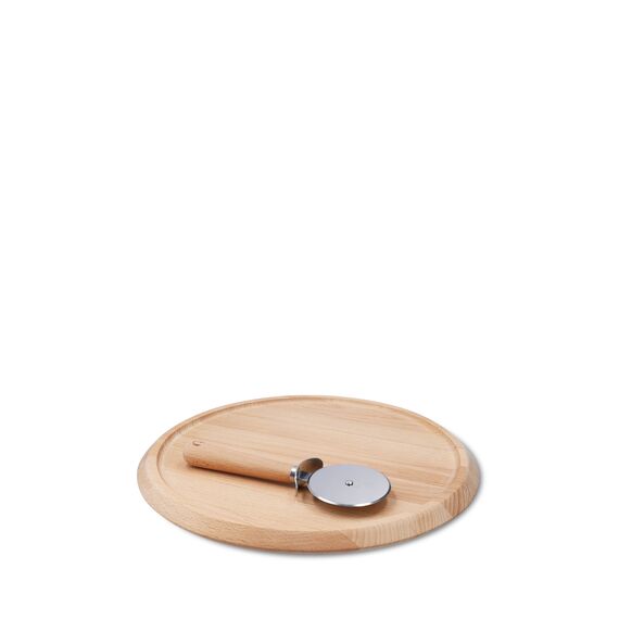 Rosendahl - GC Pizza Board and Cutter - Beech - Ø35 cm /