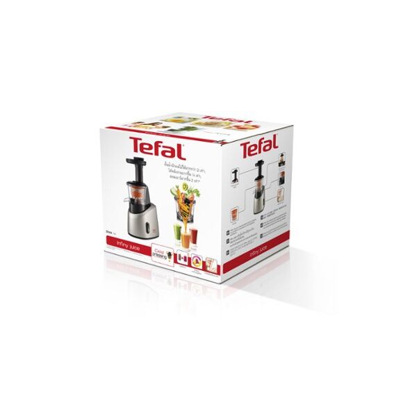 Tefal Infiny Juice ZC255B Juice extractor Grey,Silver 200 W
