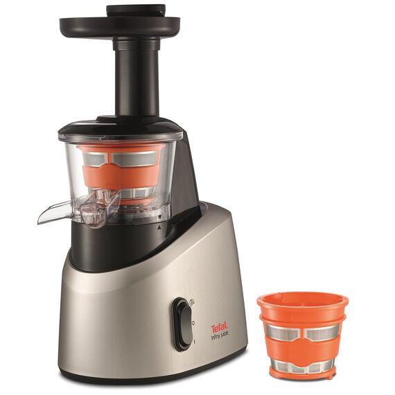 Tefal Infiny Juice ZC255B Juice extractor Grey,Silver 200 W