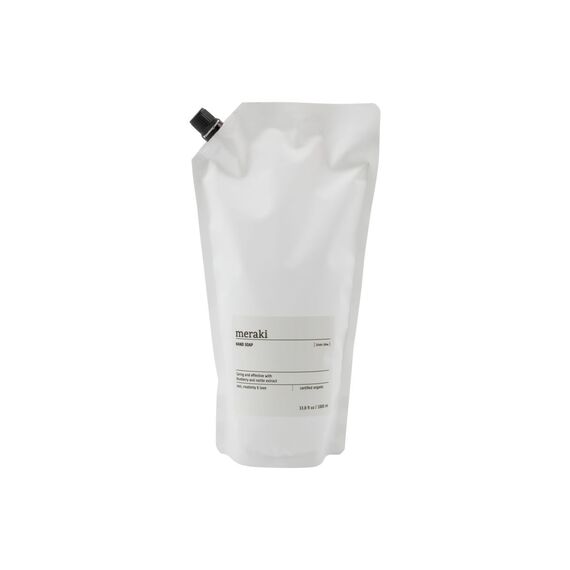 Meraki - Hand soap, Linen dew refill - l: 16 cm, w: 10 cm, h: 29 cm /