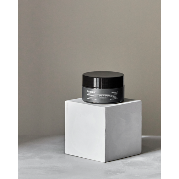 Meraki - Charcoal bodyscrub - Grey - 200 ml /