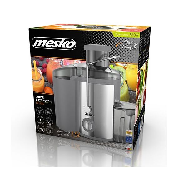 Adler MS 4126 juice maker Electric tomato juicer Stainless steel 600 W