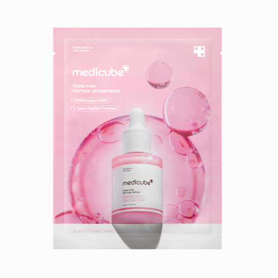 Medicube - PDRN Pink Peptide Serum Mask - Pink - 1 pcs. /