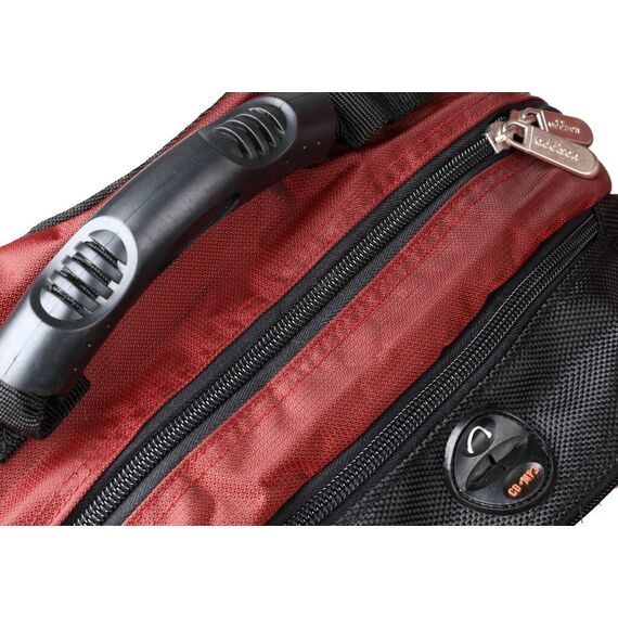 Addison 311015 notebook case 39.6 cm (15.6") Backpack Black, Burgundy Σακίδια Πλάτης Βαλίτσες & Τσάντες