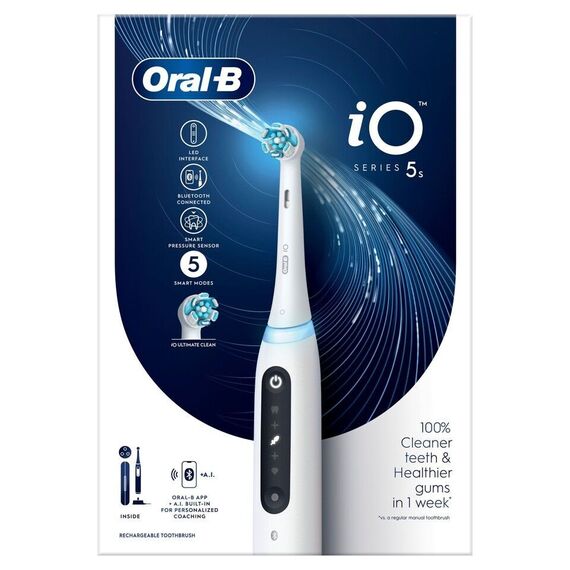 Oral-B - iO5s Quite White - Electric Toothbrush / Health and Personal Care Oral Care Personal Care