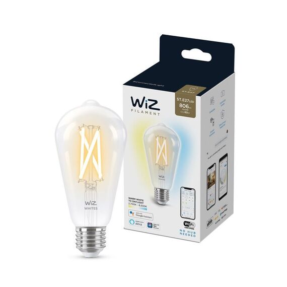 WiZ -  ST64 Clear bulb E27 Tunable white - Smart Home / Home and Kitchen Φωτισμός Σπίτι & Κουζίνα