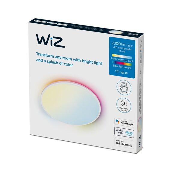 WiZ - Aura Smart Ceiling Light  - White / Home and Kitchen Φωτισμός Σπίτι & Κουζίνα