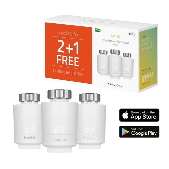 Hombli - Smart Radiator Thermostat   Expansion pack (2+1) / Home and Kitchen Kitchen Home & Kitchen