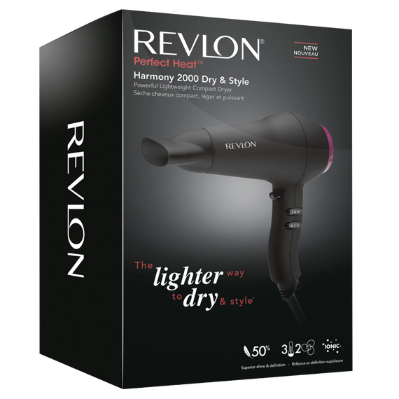 Revlon - Harmony 2000 Dry & Style Hair Dryer / Beauty Εργαλεία Μαλλιών Περιποίηση Μαλλιών