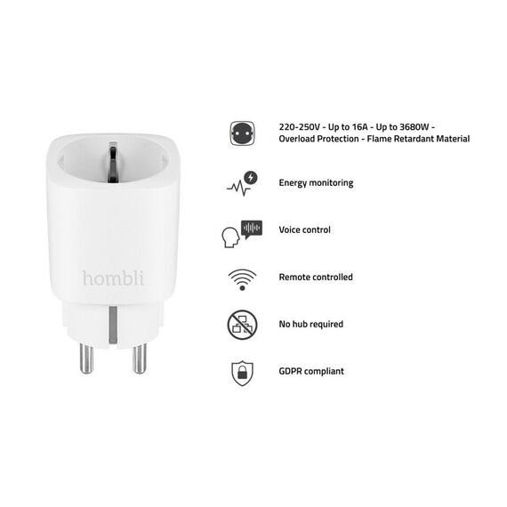 Hombli - Smart Plug Promo Pack 2+1 ( EU ) / Home and Kitchen Lightning Home & Kitchen