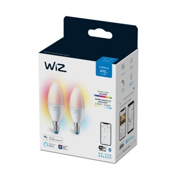 WIZ - Candle C37 E14 2Pack Color / Home and Kitchen Lightning Home & Kitchen