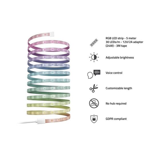 Hombli - Smart LED Strip RGB 5m / Home and Kitchen Lightning Home & Kitchen