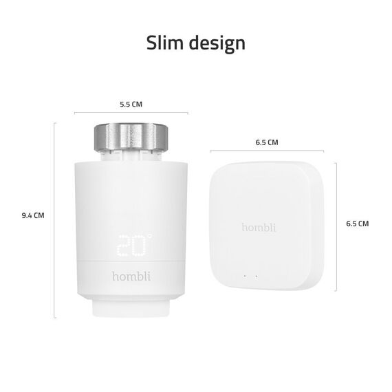 Hombli - Smart Radiator Thermostat Startkit (2+BT Bridge) / Home and Kitchen Κουζίνα Σπίτι & Κουζίνα